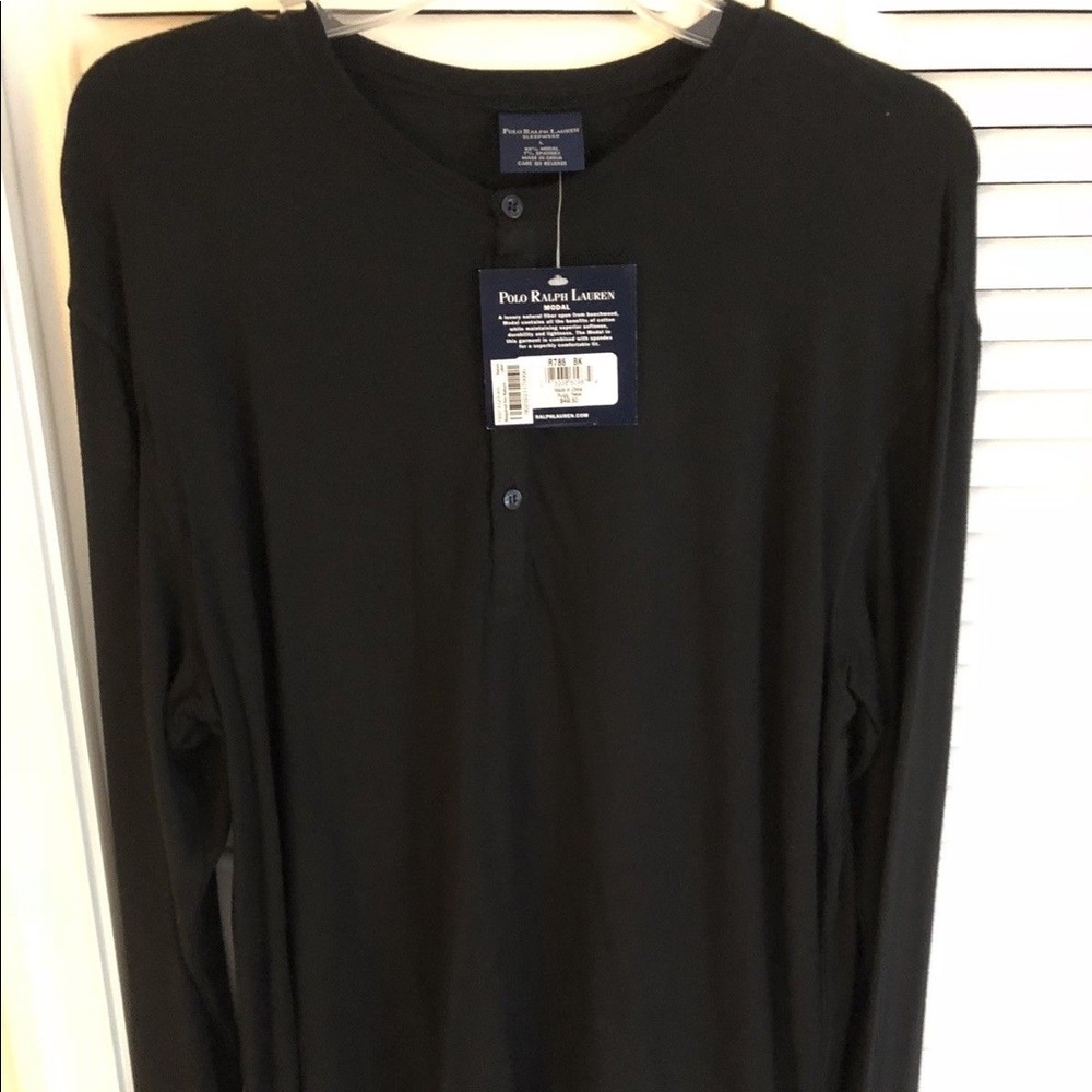 Long-sleeve Ralph Lauren sleepwear Henley top
